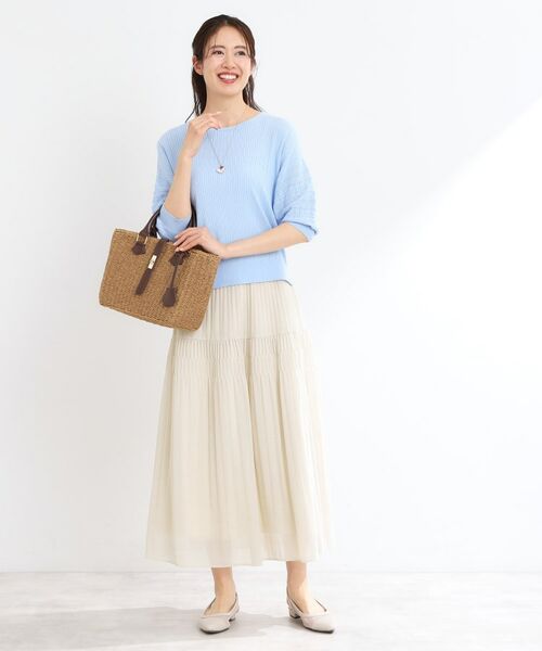 Reflect / リフレクト ロング・マキシ丈スカート | 【マシンウォッシュ可】プリーツティアードスカート | 詳細12