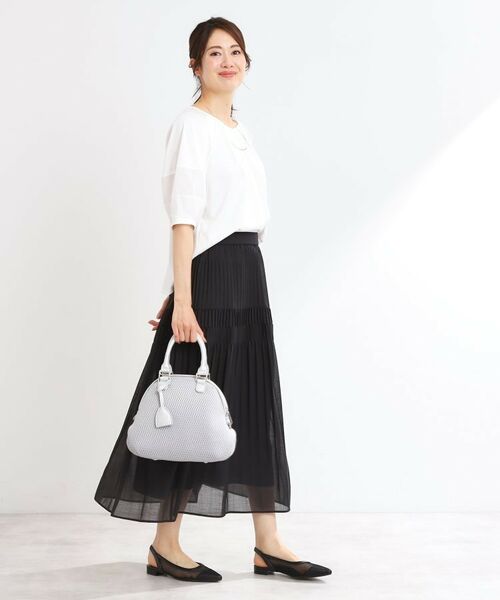 Reflect / リフレクト ロング・マキシ丈スカート | 【マシンウォッシュ可】プリーツティアードスカート | 詳細7