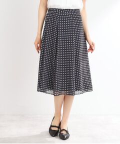 Reflect / リフレクト スカート | 【マシンウォッシュ可／セットアップ可】フリュイドプリントスカート