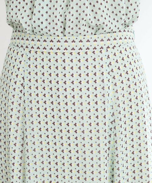 Reflect / リフレクト スカート | 【マシンウォッシュ可／セットアップ可】フリュイドプリントスカート | 詳細19