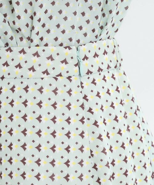 Reflect / リフレクト スカート | 【マシンウォッシュ可／セットアップ可】フリュイドプリントスカート | 詳細20