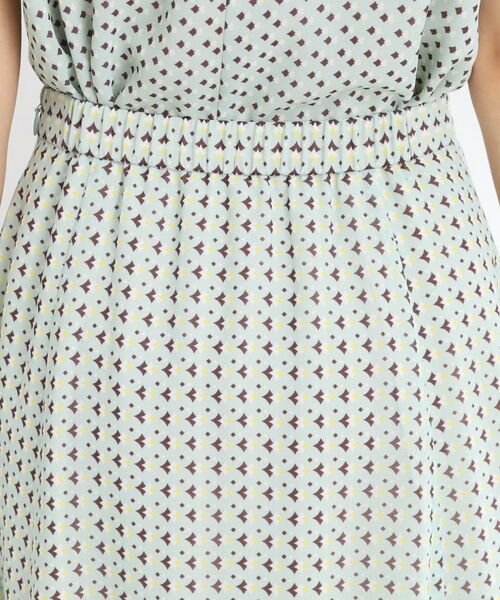 Reflect / リフレクト スカート | 【マシンウォッシュ可／セットアップ可】フリュイドプリントスカート | 詳細21