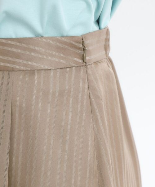 Reflect / リフレクト スカート | 【マシンウォッシュ可】Aラインストライプスカート | 詳細22