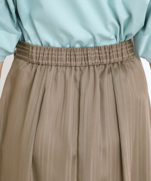 Reflect / リフレクト スカート | 【マシンウォッシュ可】Aラインストライプスカート | 詳細23