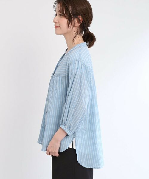 Reflect / リフレクト シャツ・ブラウス | 【手洗い可/羽織りでも◎】ストライプブラウス | 詳細11