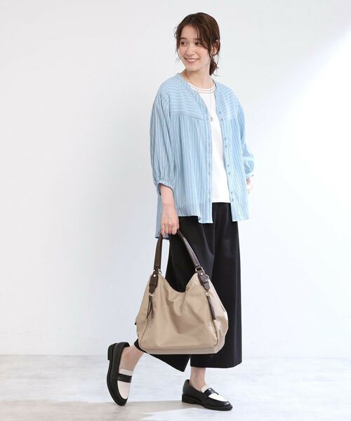 Reflect / リフレクト シャツ・ブラウス | 【手洗い可/羽織りでも◎】ストライプブラウス | 詳細7