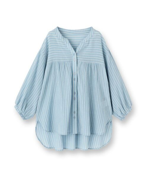 Reflect / リフレクト シャツ・ブラウス | 【手洗い可/羽織りでも◎】ストライプブラウス | 詳細9