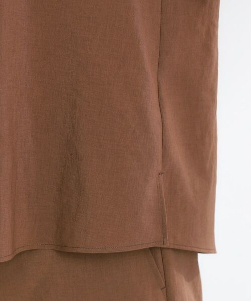 Reflect / リフレクト シャツ・ブラウス | 【マシンウォッシュ可／セットアップ可／通勤におすすめ】ネックギャザータックブラウス | 詳細21