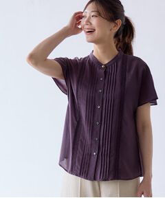 Reflect / リフレクト シャツ・ブラウス | 【選べる7色◎／手洗い可】フロントピンタックデザインブラウス