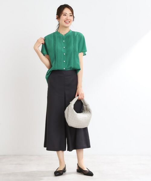 Reflect / リフレクト シャツ・ブラウス | 【選べる7色◎/手洗い可】フロントピンタックデザインブラウス | 詳細10