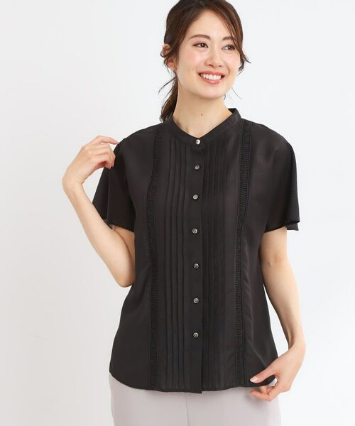 Reflect / リフレクト シャツ・ブラウス | 【選べる7色◎/手洗い可】フロントピンタックデザインブラウス | 詳細12