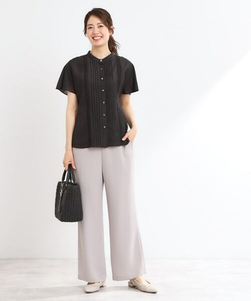 Reflect / リフレクト シャツ・ブラウス | 【選べる7色◎/手洗い可】フロントピンタックデザインブラウス | 詳細13