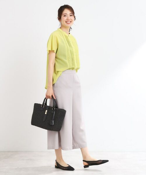 Reflect / リフレクト シャツ・ブラウス | 【選べる7色◎/手洗い可】フロントピンタックデザインブラウス | 詳細17