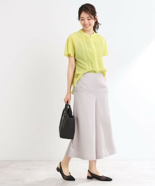 Reflect / リフレクト シャツ・ブラウス | 【選べる7色◎/手洗い可】フロントピンタックデザインブラウス | 詳細18