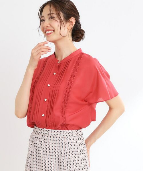 Reflect / リフレクト シャツ・ブラウス | 【選べる7色◎/手洗い可】フロントピンタックデザインブラウス | 詳細20