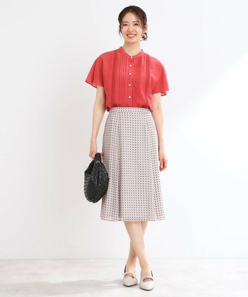 Reflect / リフレクト シャツ・ブラウス | 【選べる7色◎/手洗い可】フロントピンタックデザインブラウス | 詳細21