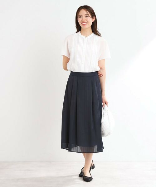 Reflect / リフレクト シャツ・ブラウス | 【選べる7色◎/手洗い可】フロントピンタックデザインブラウス | 詳細29