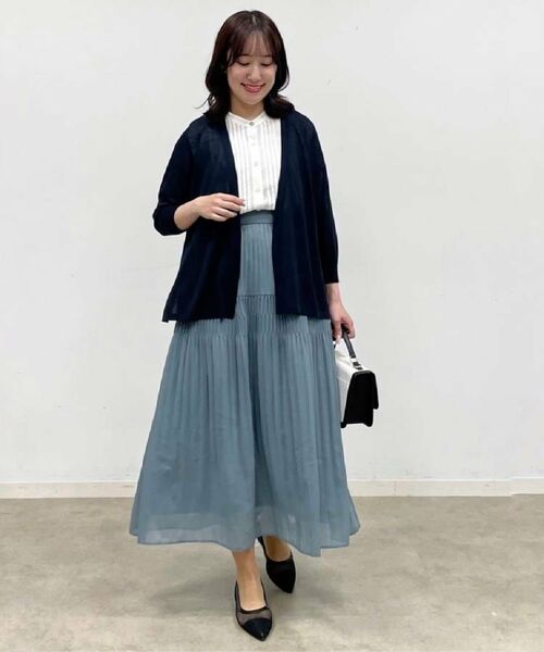 Reflect / リフレクト シャツ・ブラウス | 【選べる7色◎/手洗い可】フロントピンタックデザインブラウス | 詳細6