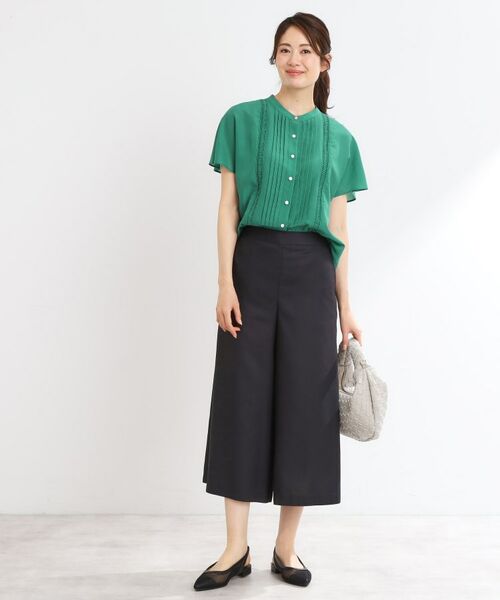 Reflect / リフレクト シャツ・ブラウス | 【選べる7色◎/手洗い可】フロントピンタックデザインブラウス | 詳細9