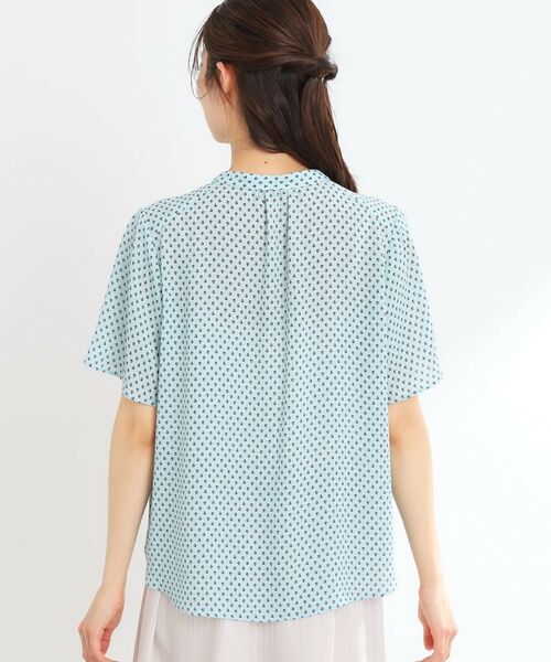 Reflect / リフレクト シャツ・ブラウス | 【マシンウォッシュ可】五分袖コツキプリントブラウス | 詳細21