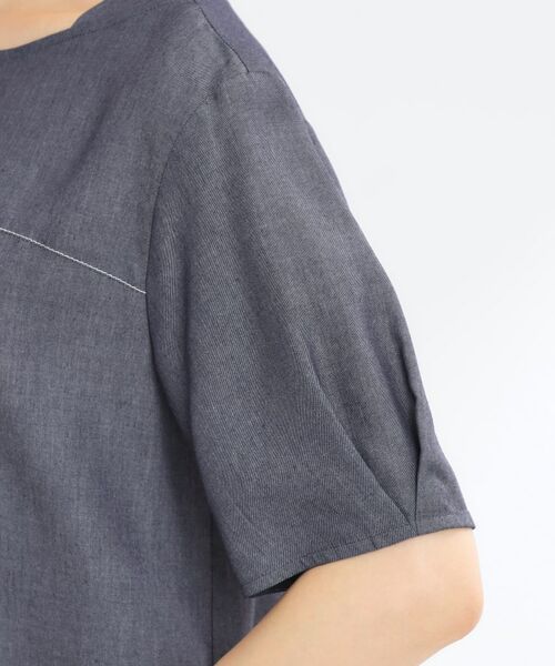 Reflect / リフレクト シャツ・ブラウス | 【マシンウォッシュ可】デニム調プルオーバーブラウス | 詳細17