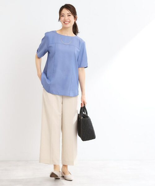 Reflect / リフレクト シャツ・ブラウス | 【マシンウォッシュ可】デニム調プルオーバーブラウス | 詳細8