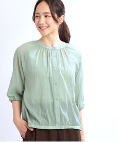 Reflect / リフレクト シャツ・ブラウス | 【夏SALE／E‐QUALITY／手洗い可／羽織にも◎】シアーブラウス
