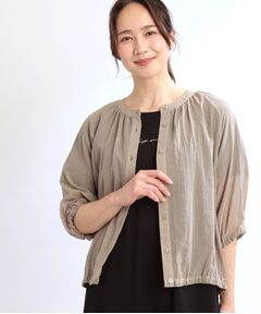 Reflect / リフレクト シャツ・ブラウス | 【夏SALE／E‐QUALITY／手洗い可／羽織にも◎】シアーブラウス