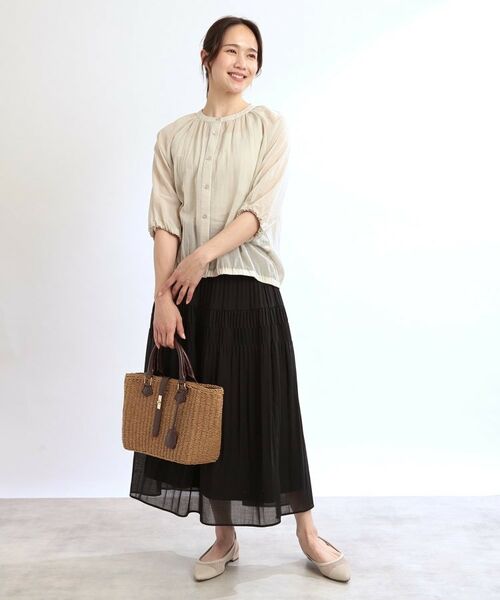 Reflect / リフレクト シャツ・ブラウス | 【夏SALE/E‐QUALITY/手洗い可/羽織にも◎】シアーブラウス | 詳細10