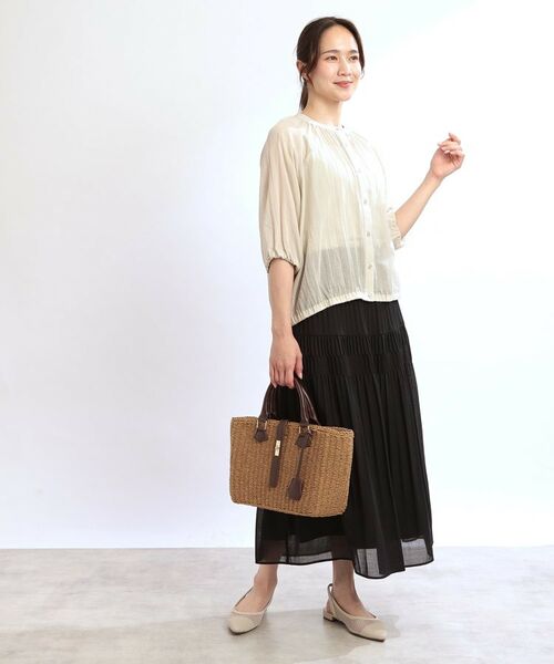 Reflect / リフレクト シャツ・ブラウス | 【夏SALE/E‐QUALITY/手洗い可/羽織にも◎】シアーブラウス | 詳細11