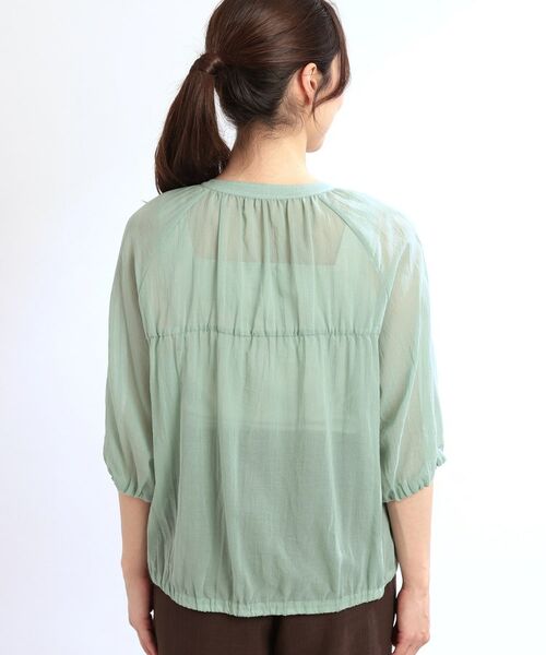 Reflect / リフレクト シャツ・ブラウス | 【夏SALE/E‐QUALITY/手洗い可/羽織にも◎】シアーブラウス | 詳細16