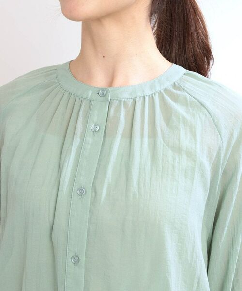 Reflect / リフレクト シャツ・ブラウス | 【夏SALE/E‐QUALITY/手洗い可/羽織にも◎】シアーブラウス | 詳細17