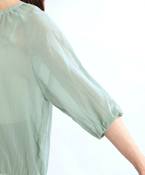 Reflect / リフレクト シャツ・ブラウス | 【夏SALE/E‐QUALITY/手洗い可/羽織にも◎】シアーブラウス | 詳細18