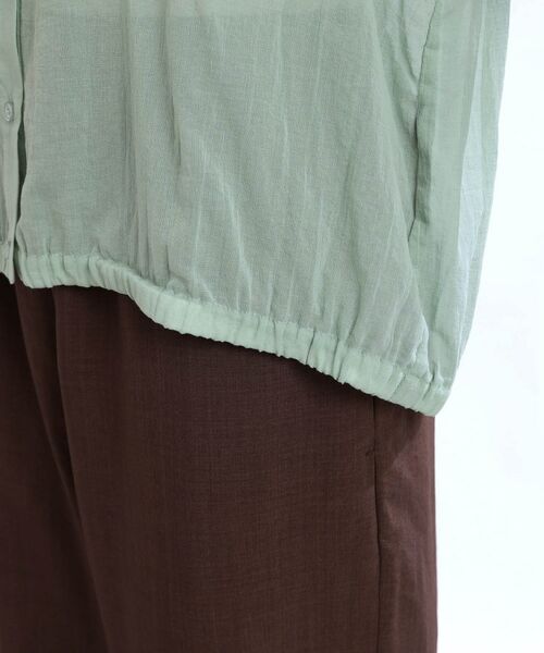 Reflect / リフレクト シャツ・ブラウス | 【夏SALE/E‐QUALITY/手洗い可/羽織にも◎】シアーブラウス | 詳細19