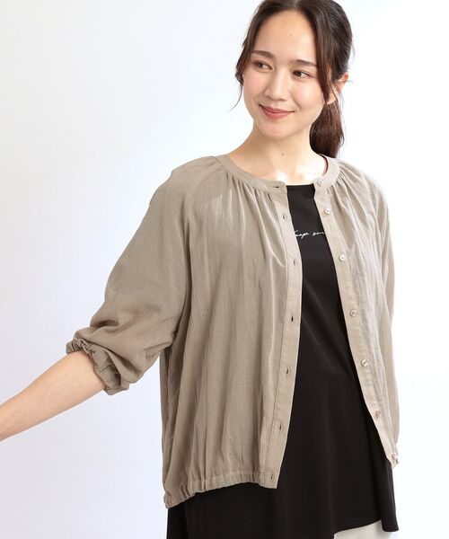 Reflect / リフレクト シャツ・ブラウス | 【夏SALE/E‐QUALITY/手洗い可/羽織にも◎】シアーブラウス | 詳細5