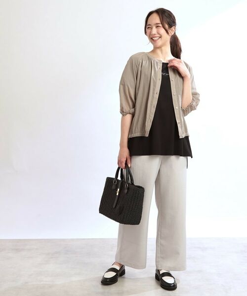 Reflect / リフレクト シャツ・ブラウス | 【夏SALE/E‐QUALITY/手洗い可/羽織にも◎】シアーブラウス | 詳細7