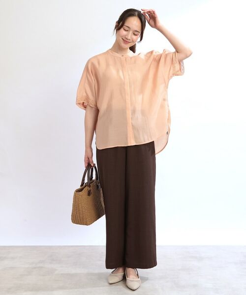 Reflect / リフレクト シャツ・ブラウス | 【夏SALE/E‐QUALITY/手洗い可】オフボディドルマンブラウス | 詳細10