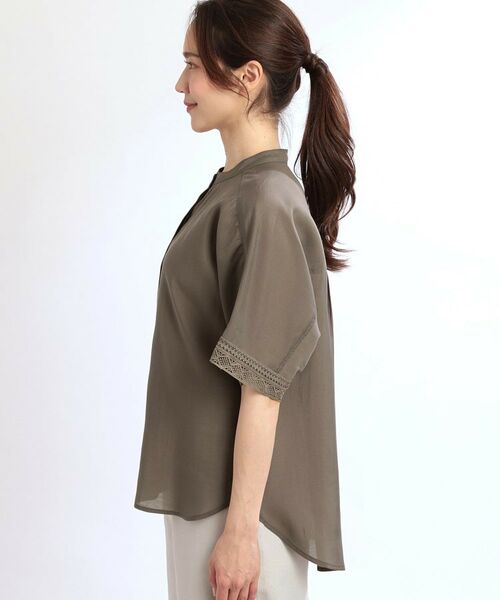 Reflect / リフレクト シャツ・ブラウス | 【夏SALE/E‐QUALITY/手洗い可】オフボディドルマンブラウス | 詳細15