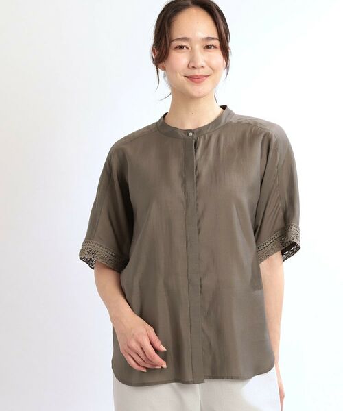 Reflect / リフレクト シャツ・ブラウス | 【夏SALE/E‐QUALITY/手洗い可】オフボディドルマンブラウス | 詳細5