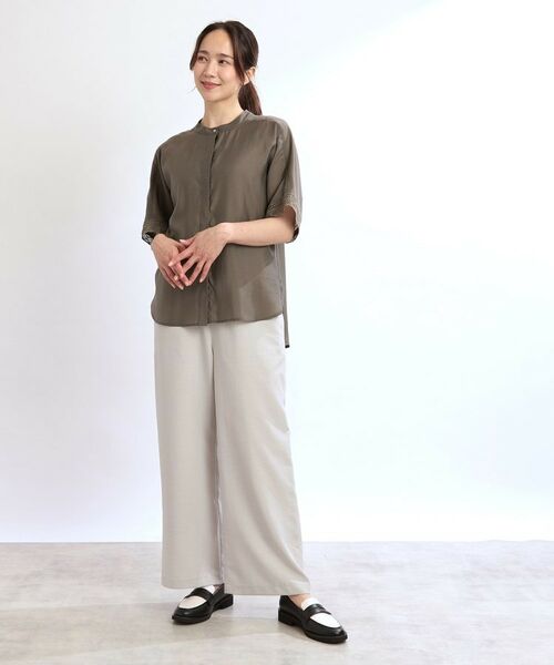 Reflect / リフレクト シャツ・ブラウス | 【夏SALE/E‐QUALITY/手洗い可】オフボディドルマンブラウス | 詳細6