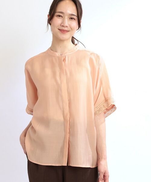 Reflect / リフレクト シャツ・ブラウス | 【夏SALE/E‐QUALITY/手洗い可】オフボディドルマンブラウス(オレンジ(065))