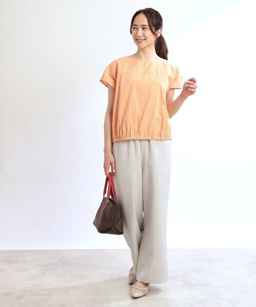 Reflect / リフレクト シャツ・ブラウス | 【夏SALE/E‐QUALITY/手洗い可】フレンチスリーブブラウス | 詳細10