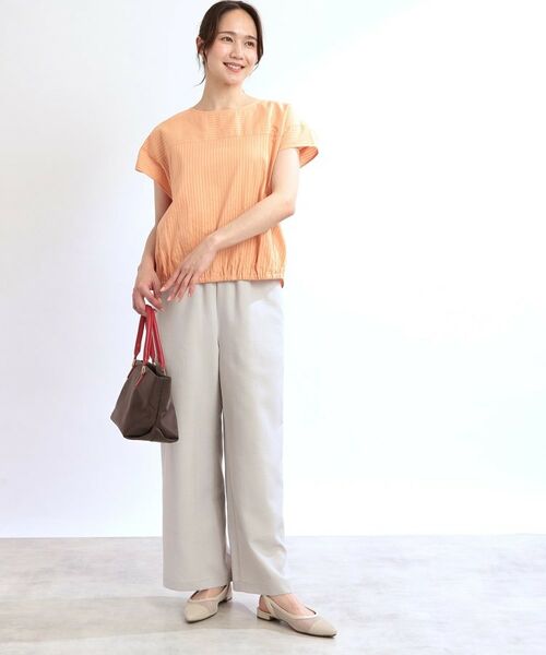 Reflect / リフレクト シャツ・ブラウス | 【夏SALE/E‐QUALITY/手洗い可】フレンチスリーブブラウス | 詳細11