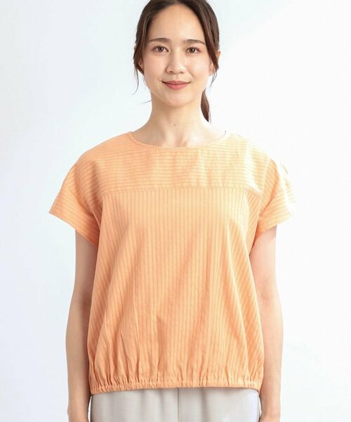 Reflect / リフレクト シャツ・ブラウス | 【夏SALE/E‐QUALITY/手洗い可】フレンチスリーブブラウス | 詳細14