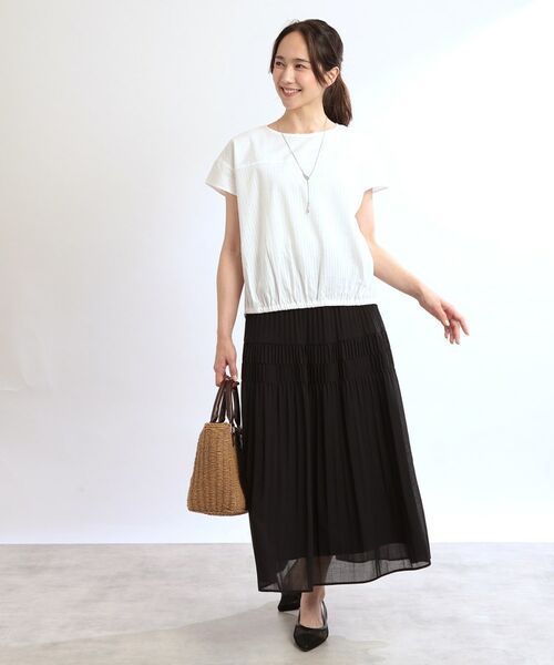 Reflect / リフレクト シャツ・ブラウス | 【夏SALE/E‐QUALITY/手洗い可】フレンチスリーブブラウス | 詳細3