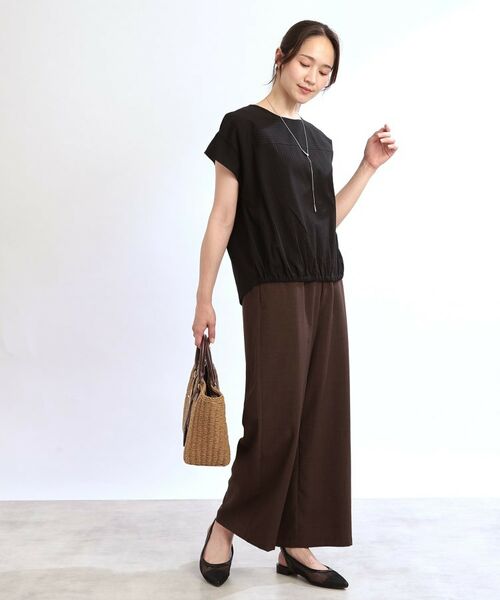 Reflect / リフレクト シャツ・ブラウス | 【夏SALE/E‐QUALITY/手洗い可】フレンチスリーブブラウス | 詳細6