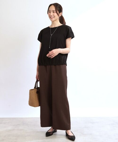 Reflect / リフレクト シャツ・ブラウス | 【夏SALE/E‐QUALITY/手洗い可】フレンチスリーブブラウス | 詳細7