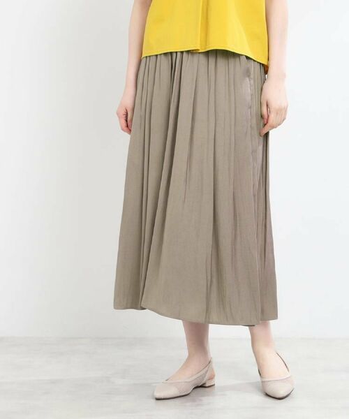 Reflect / リフレクト ショート・ハーフ・半端丈パンツ | 【ウエストゴム仕様／長く着られる◎】スカーチョパンツ | 詳細11