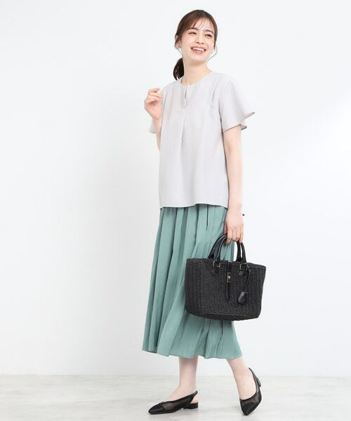 Reflect / リフレクト ショート・ハーフ・半端丈パンツ | 【ウエストゴム仕様／長く着られる◎】スカーチョパンツ | 詳細13