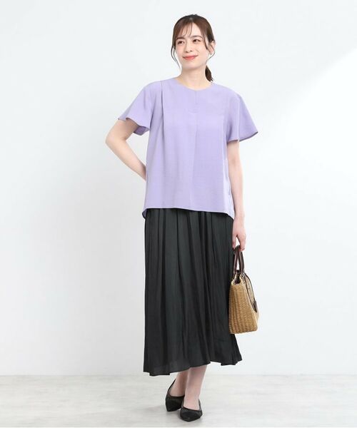 Reflect / リフレクト ショート・ハーフ・半端丈パンツ | 【ウエストゴム仕様／長く着られる◎】スカーチョパンツ | 詳細6